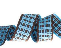 Plaid Ribbon - 5/8" -by the yard