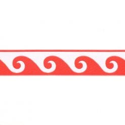 Coral waves - 1-1/2" - by the yard