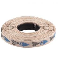 Heartstring - blue - 3/8" - by the yard