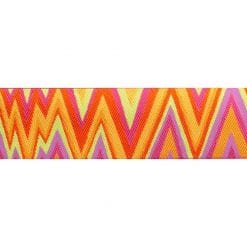 Flame Stitch Orange Pink Lime by Kaffe Fassett - 1-1/2" - by the yard