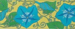 Blue morning glory- LFNT - 2"- by the yard