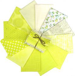 NEW!!!! Designers Fat Quarters Roll Pack Collection, Lemon