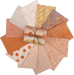 NEW!!!! Designers Fat Quarters Roll Pack Collection, Salmon