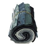 NEW!!!! Fat Quarters Roll Pack: Gorgeous Graphite