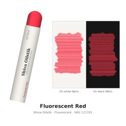 צבע שמן במקל Shiva Paintstik – Fluorescent Red