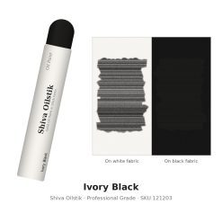 צבע שמן במקל Shiva Paintstik – Ivory Black