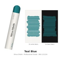 צבע שמן במקל Shiva Paintstik – Teal Blue