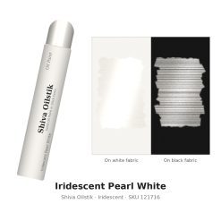 צבע שמן במקל Shiva Paintstik – Iridescent Pearl White